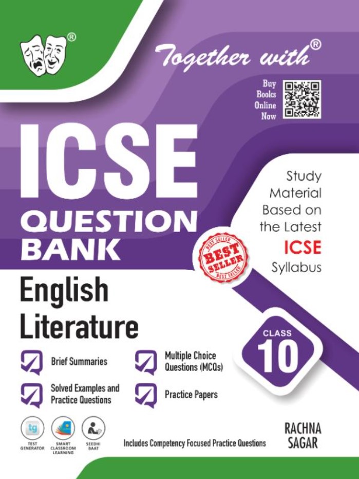Together With ICSE Class 10 English Literature Question Bank OR Study Material Exam 2025-26 (Based on the latest Syllabus)